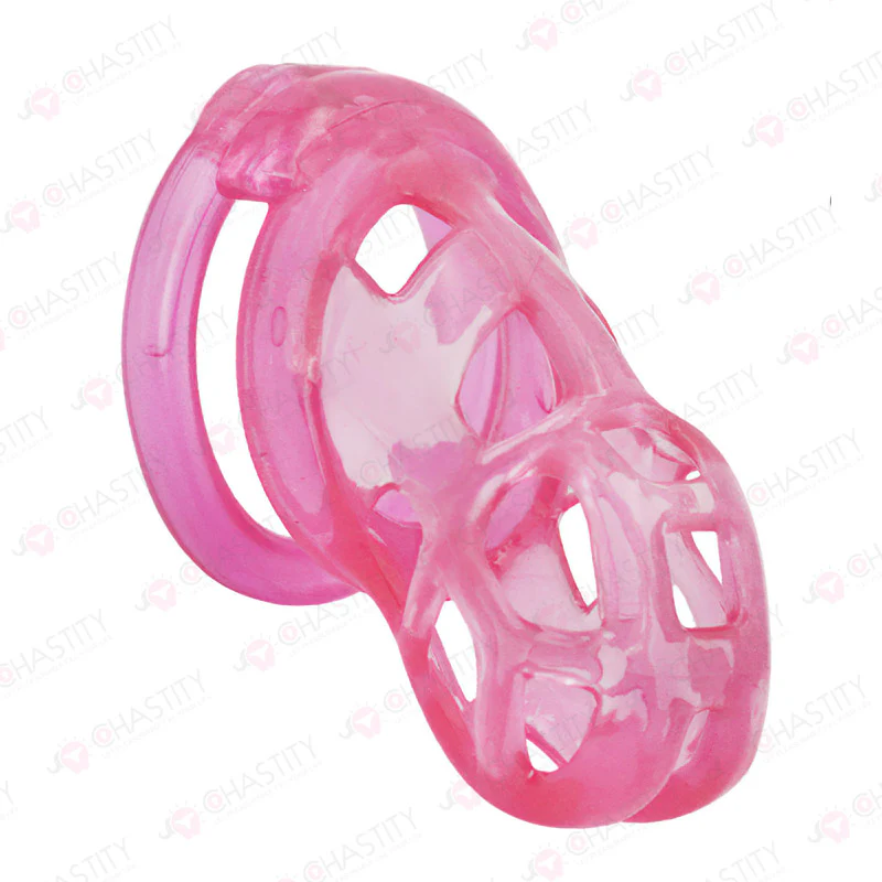Hidden Lock Core Soft Rubber Chastity Cage - Image 20