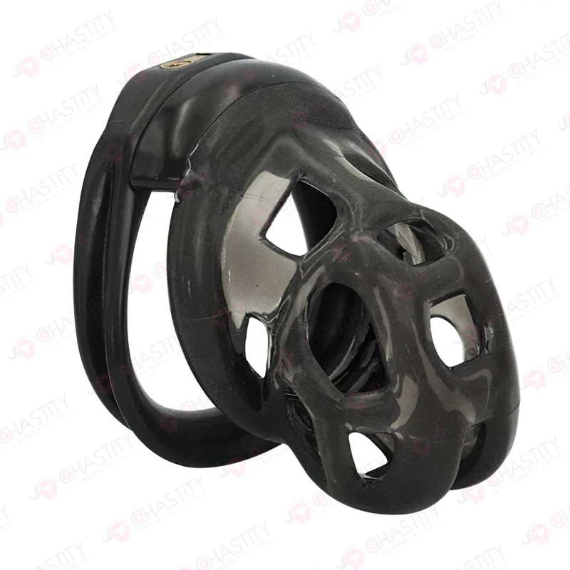 Hidden Lock Core Soft Rubber Chastity Cage - Image 7