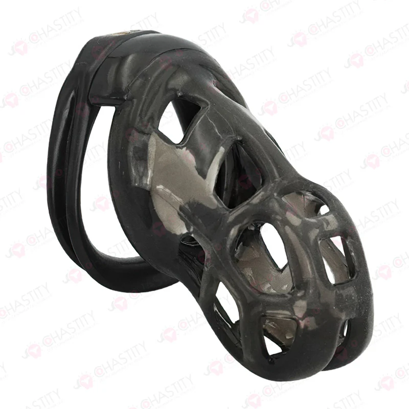 Hidden Lock Core Soft Rubber Chastity Cage - Image 8