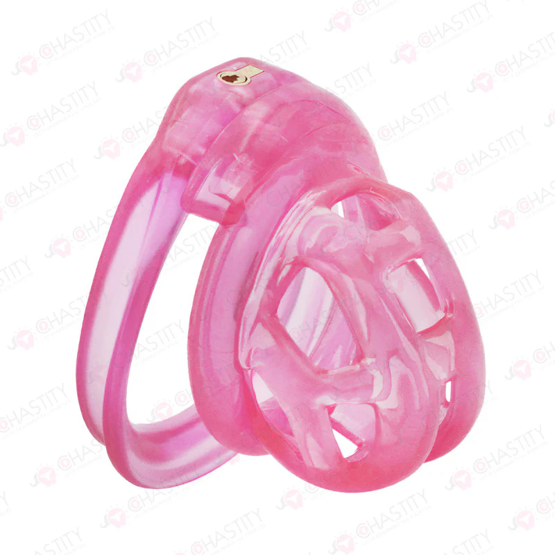Hidden Lock Core Soft Rubber Chastity Cage - Image 9