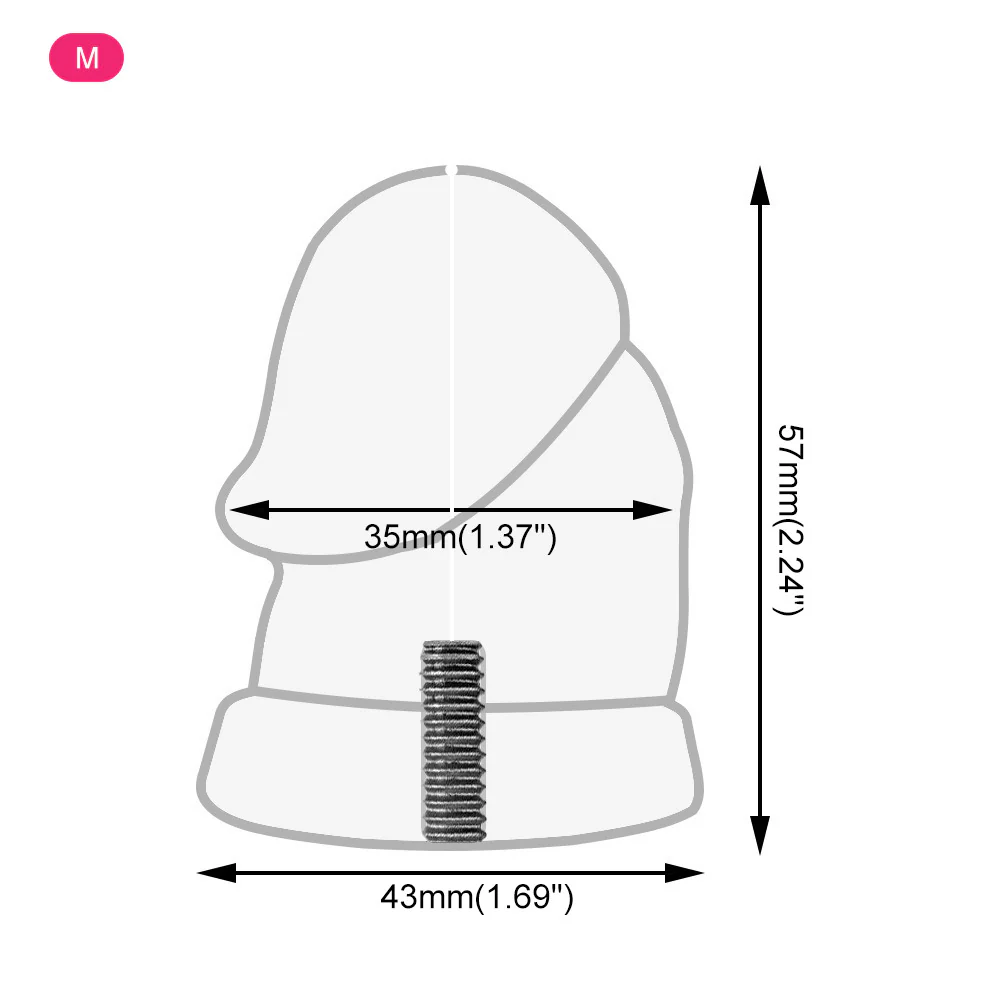 Chastity Device Accessories - Detachable Dildo - Image 5