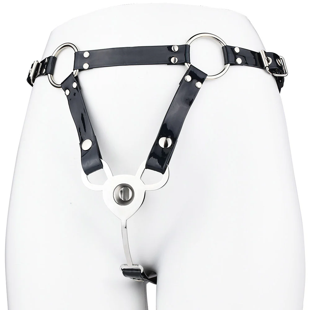Inverted Ladyboy Chastity Cage With Belt - Image 2