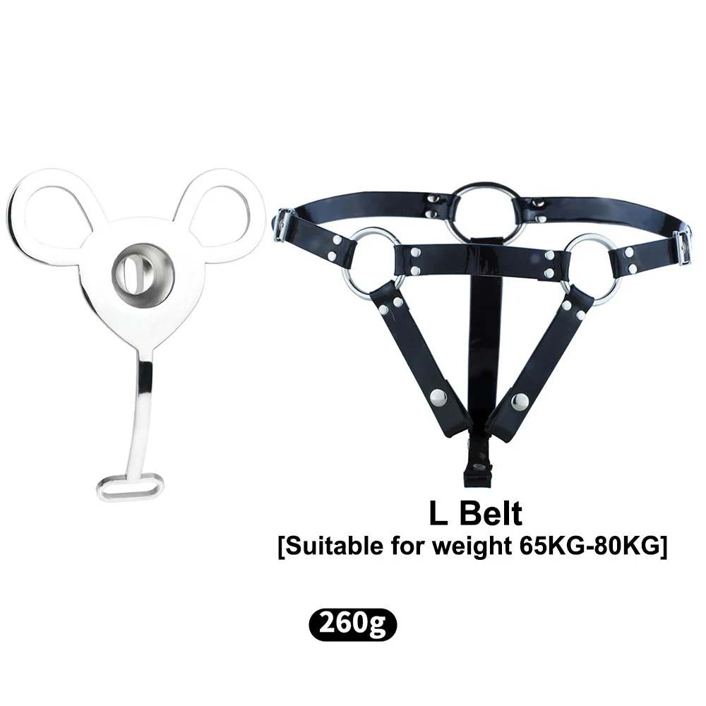 Inverted Ladyboy Chastity Cage With Belt - Image 5