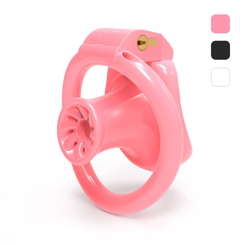 Inverted Turbo Trumpet Tube Chastity Cage
