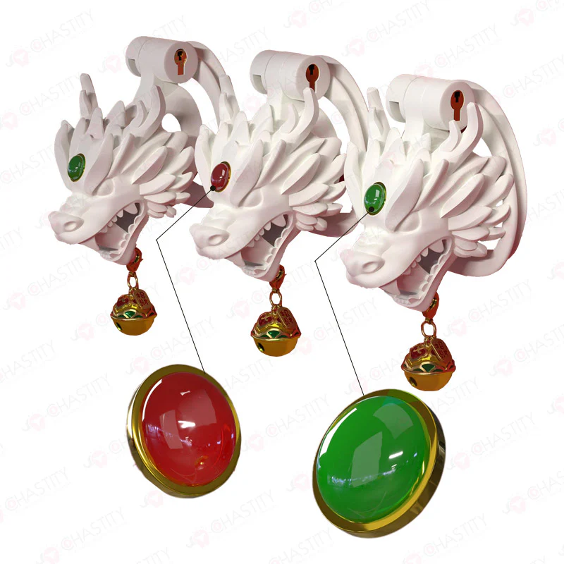Jewelry Chastity Cage (Dragon With Bell) - Image 2