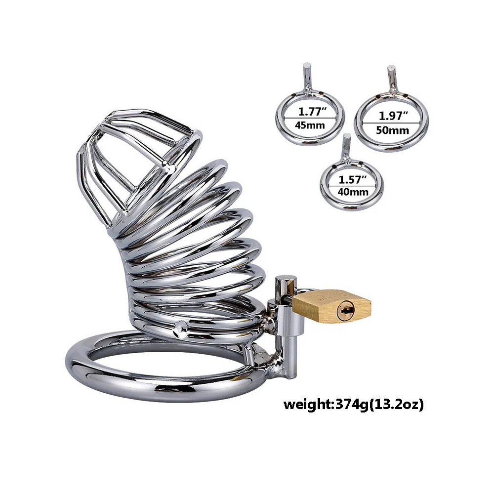 Large Cock Cage With 3 Rings - Image 6