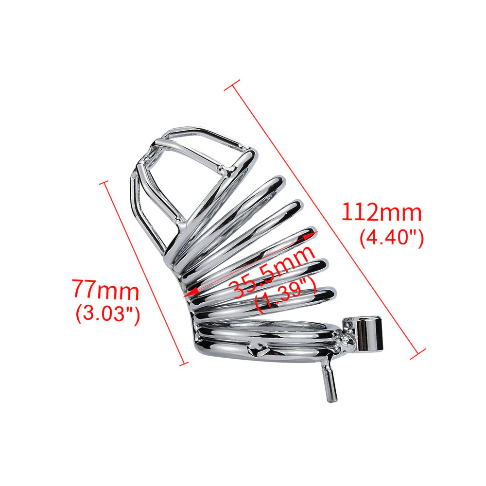 Large Cock Cage With 3 Rings - Image 7