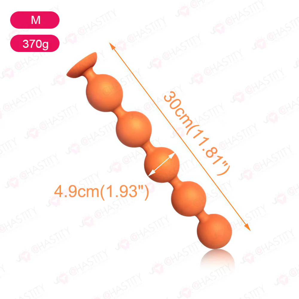 Large Soft Anal Bead Plug - Image 5