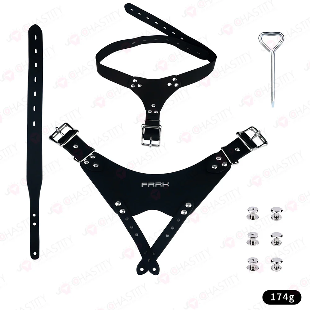 Leather Chastity Strap (Auxiliary Belt) - Image 4