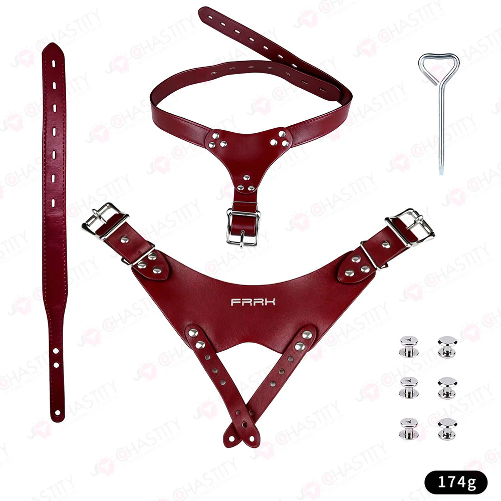 Leather Chastity Strap (Auxiliary Belt) - Image 8