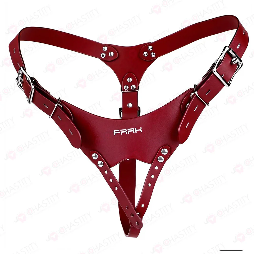 Leather Chastity Strap (Auxiliary Belt) - Image 9