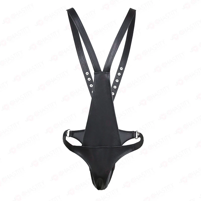 Leather Men’s Chastity Underwear - Image 4