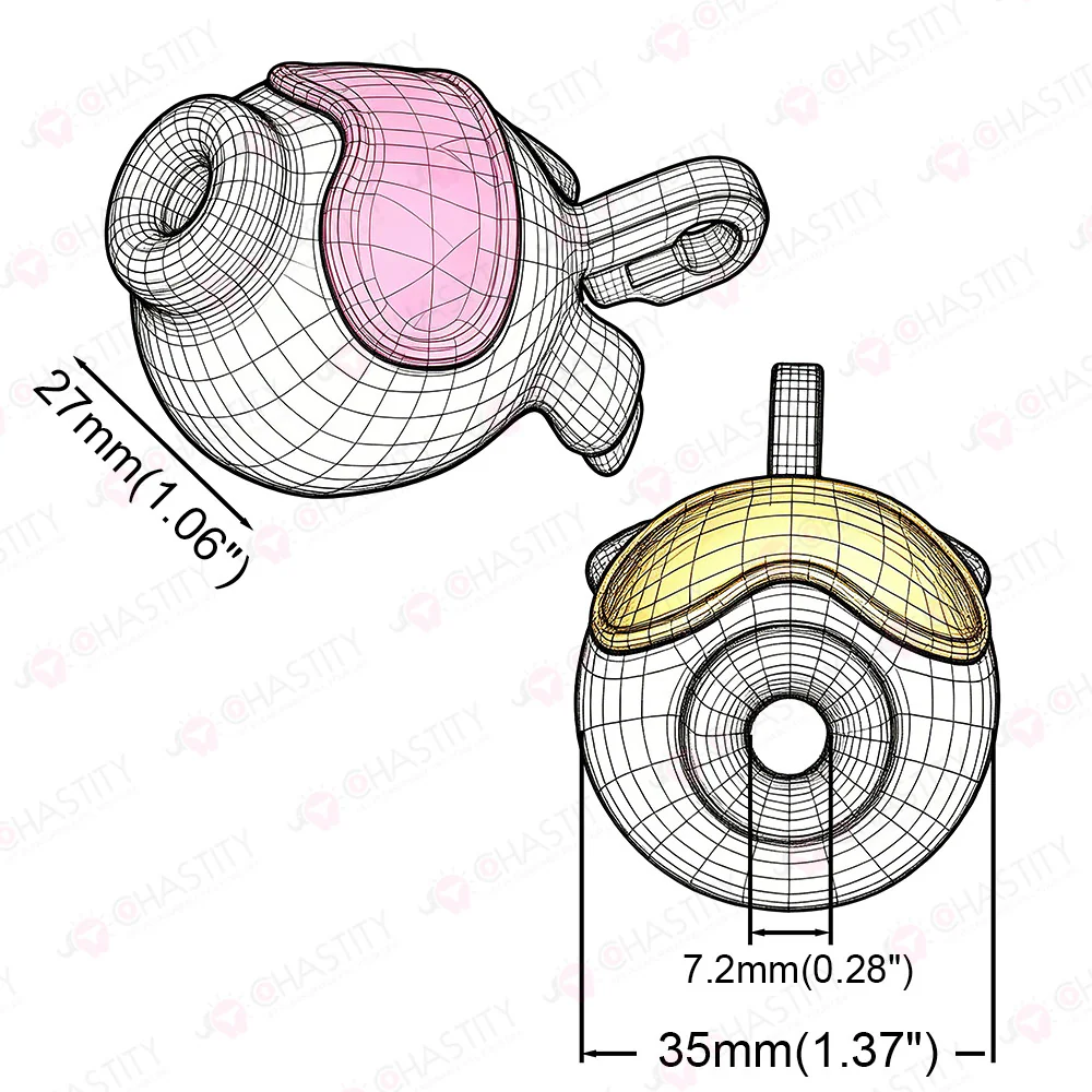 Lil’ Brat Chastity Cage with Sunglasses - Image 7