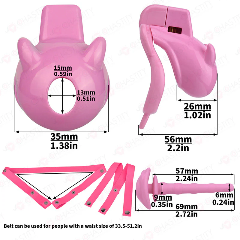 Little Devil Locked Up In Chastity - Image 3