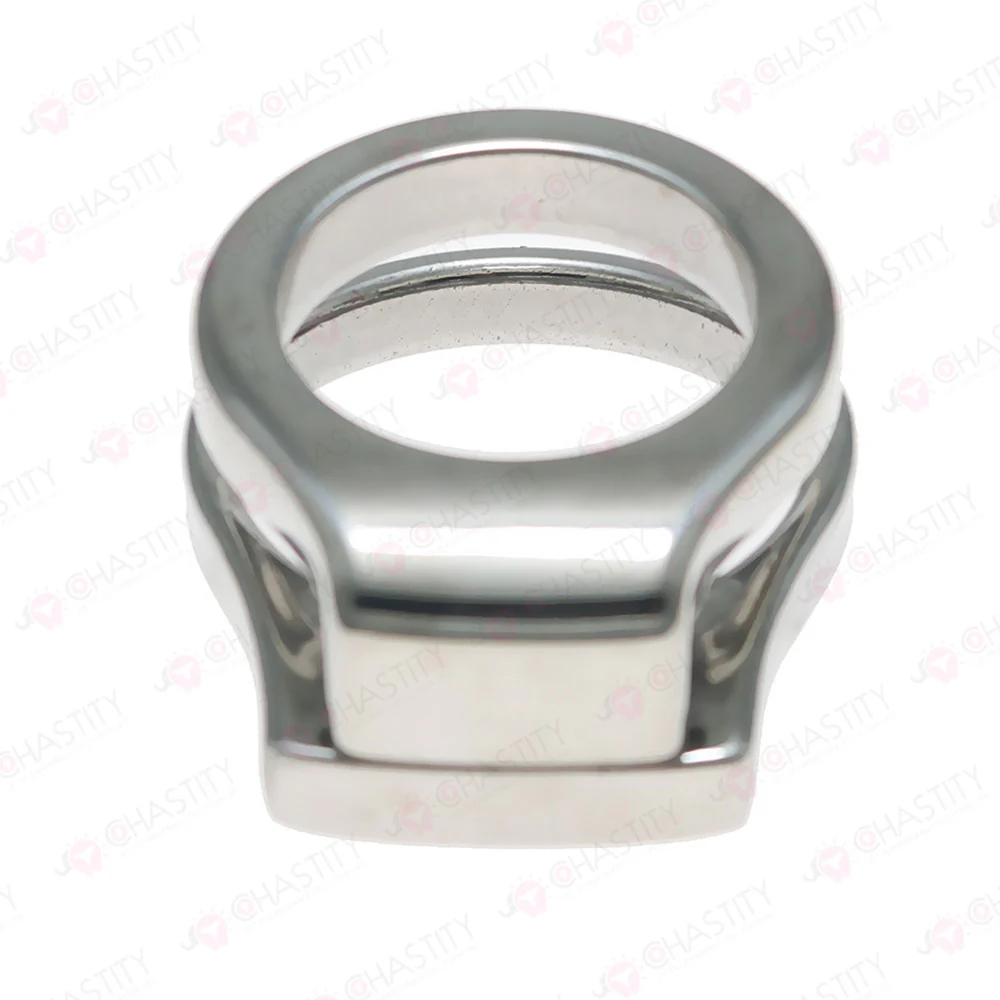 Lockable Chastity Weighted Cock Ring - Image 2