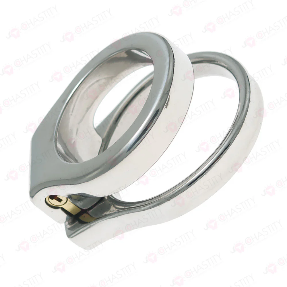 Lockable Chastity Weighted Cock Ring - Image 4