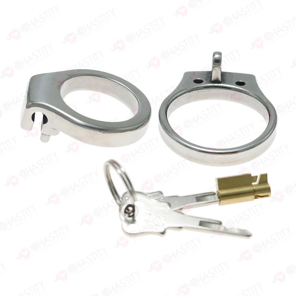 Lockable Chastity Weighted Cock Ring - Image 5