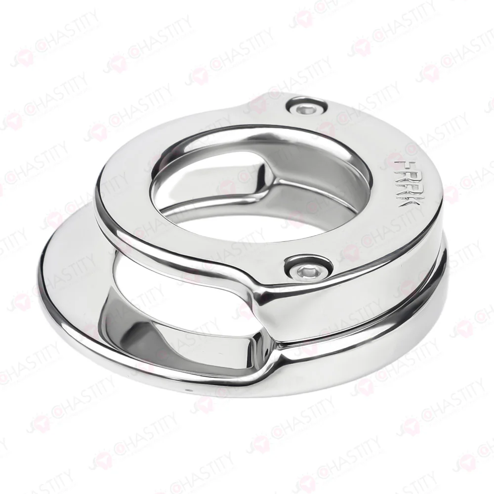 Lockable Stainless Steel Cock Ring - Image 6
