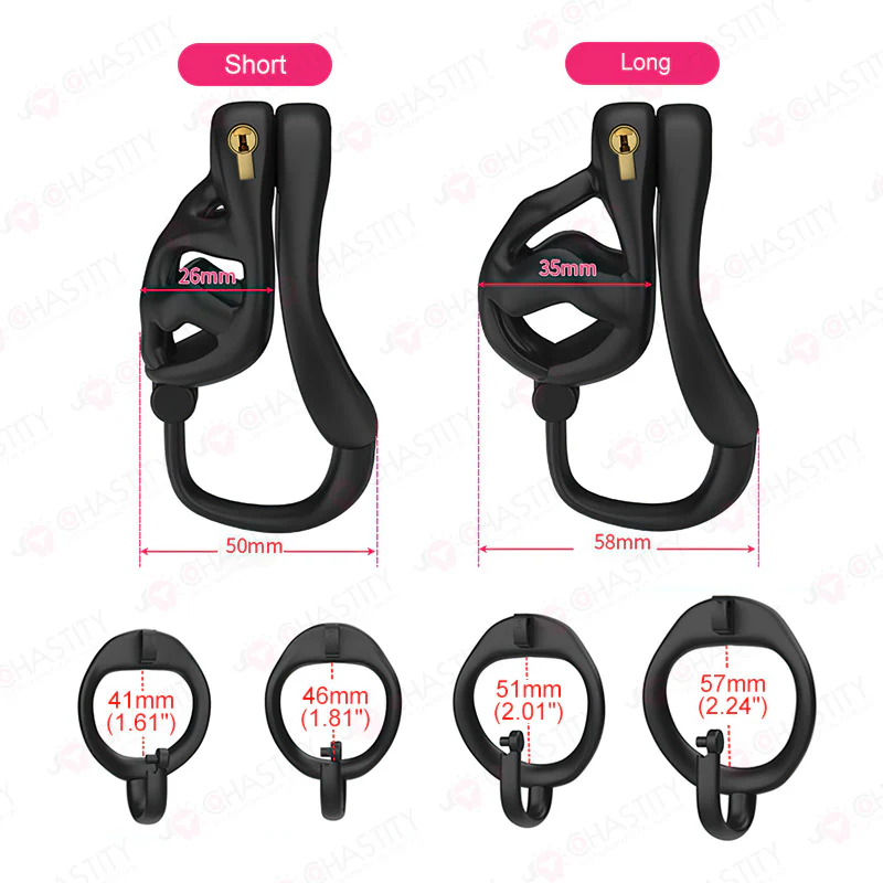 Locking Chastity Device With Scrotal Support - Image 3