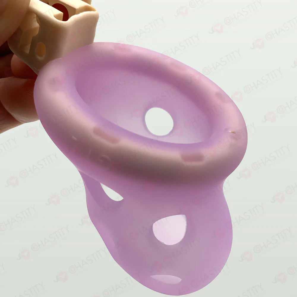 Comfortable Soft Silicone Long Term Chastity Cage - Image 10