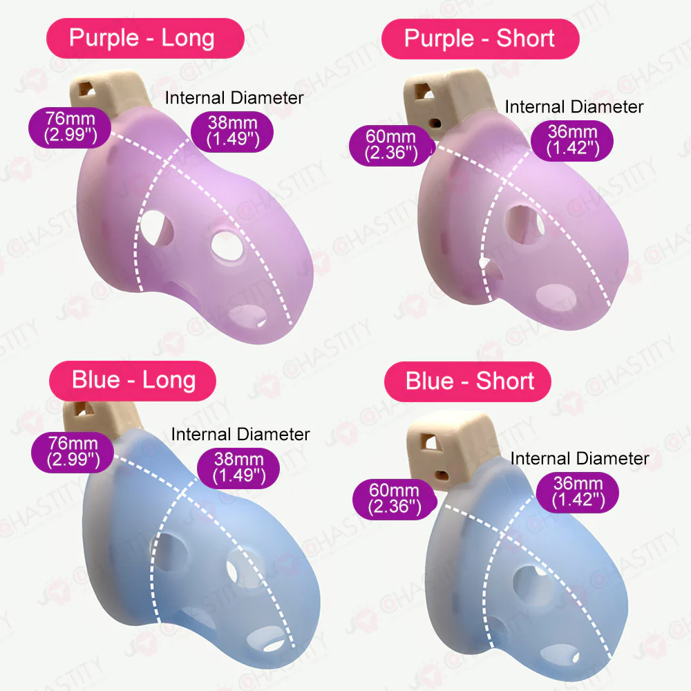 Comfortable Soft Silicone Long Term Chastity Cage - Image 3
