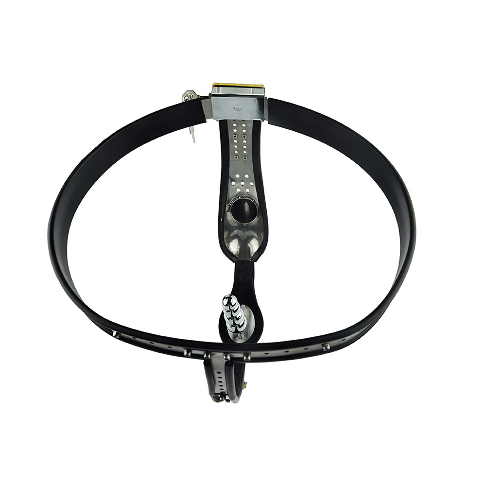 Male Chastity Belt With Butt Plug - Image 3