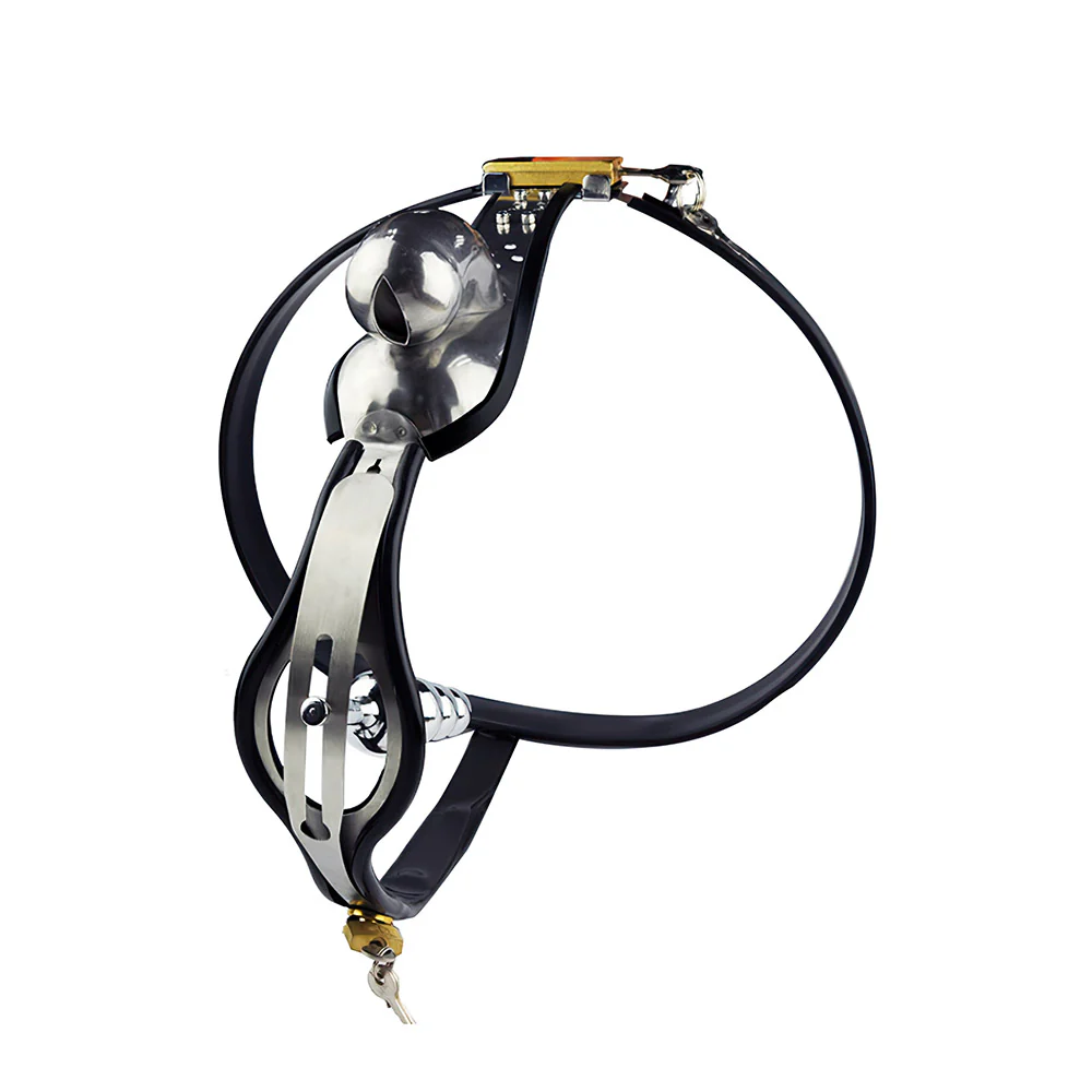 Male Chastity Belt With Butt Plug - Image 4
