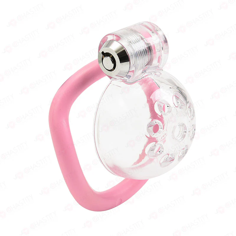 Male Chastity Denial With Clear Cage - Image 5