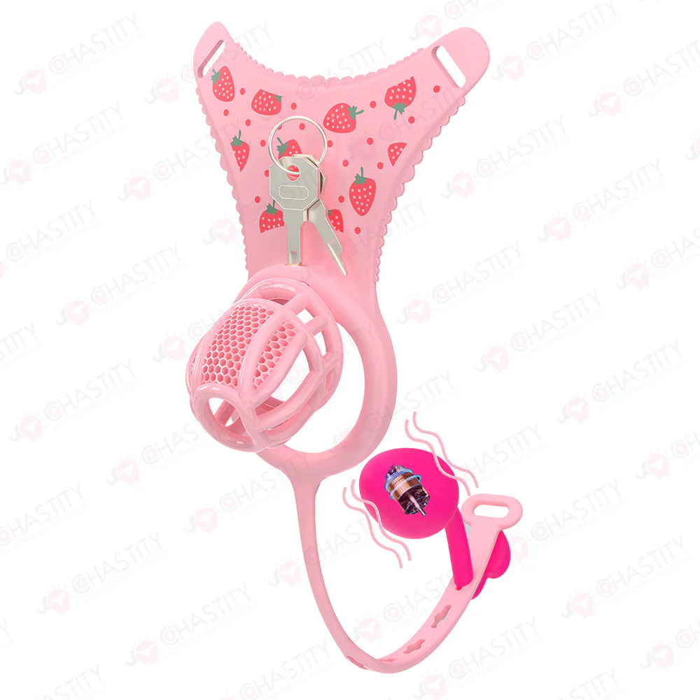 Male Chastity Erotica Thong with Remote-Controlled Anal Plug - Image 11