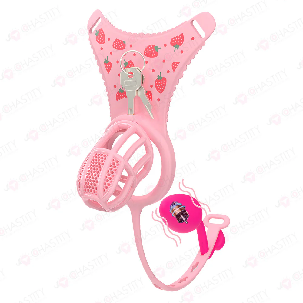 Male Chastity Erotica Thong with Remote-Controlled Anal Plug - Image 12