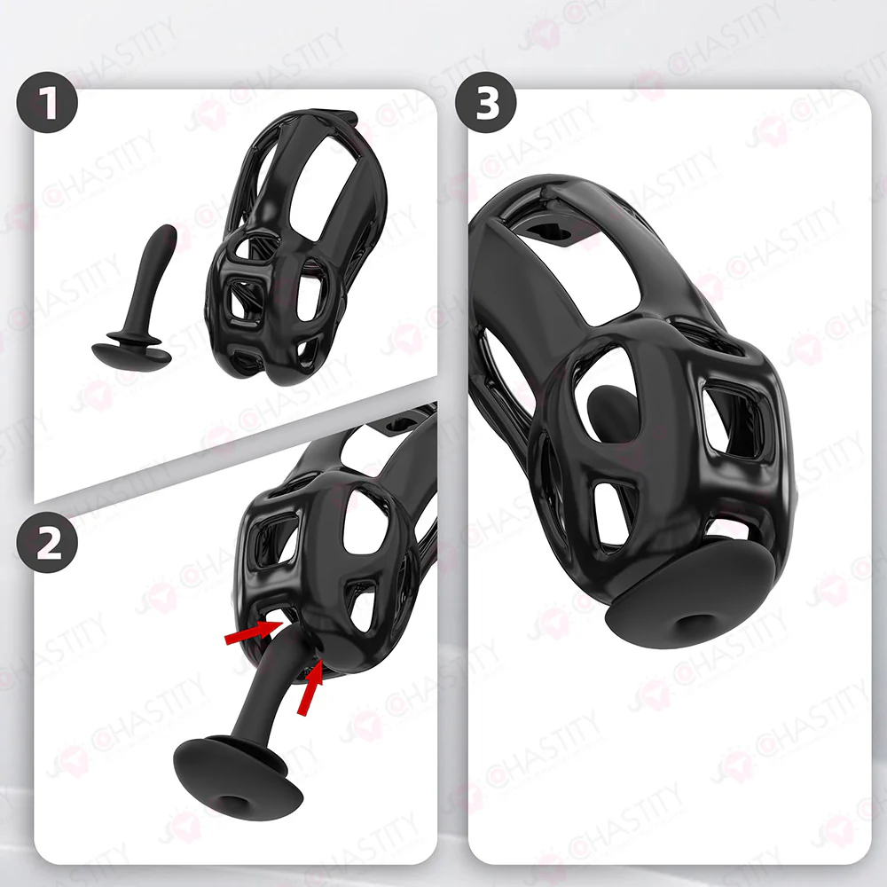 Male Chastity Erotica Thong with Remote-Controlled Anal Plug - Image 17