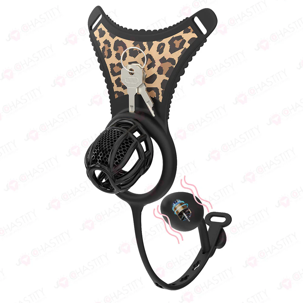 Male Chastity Erotica Thong with Remote-Controlled Anal Plug - Image 19
