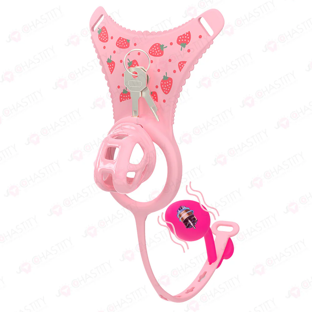 Male Chastity Erotica Thong with Remote-Controlled Anal Plug - Image 8