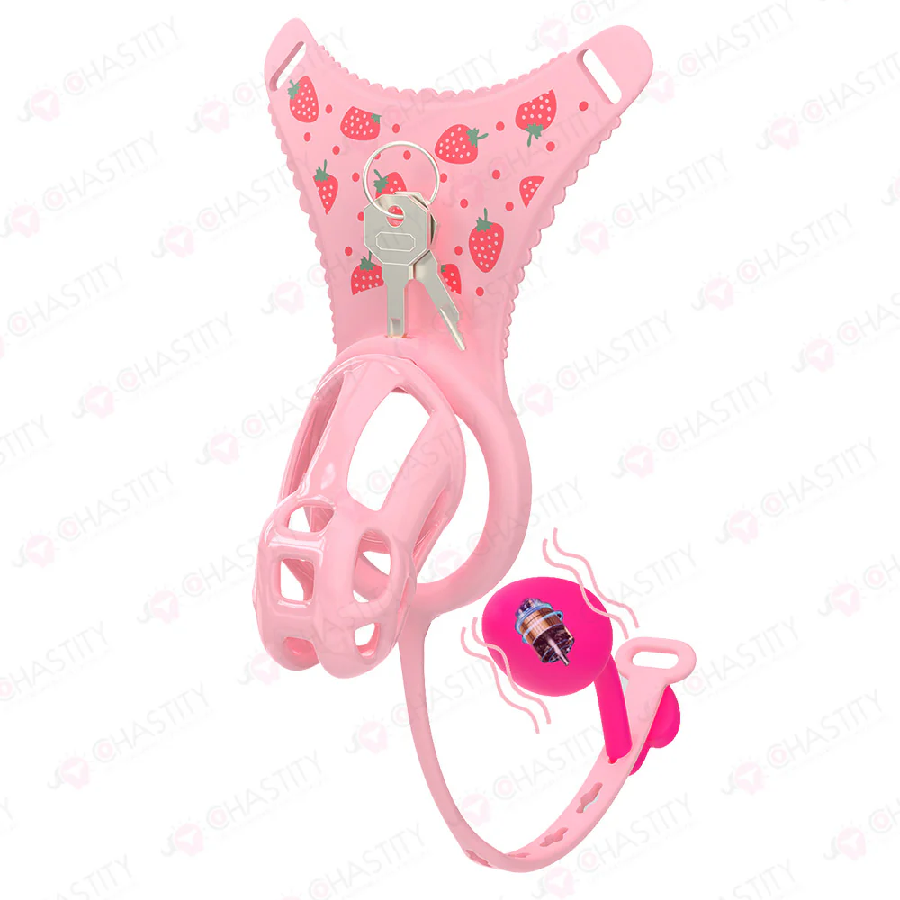 Male Chastity Erotica Thong with Remote-Controlled Anal Plug - Image 9
