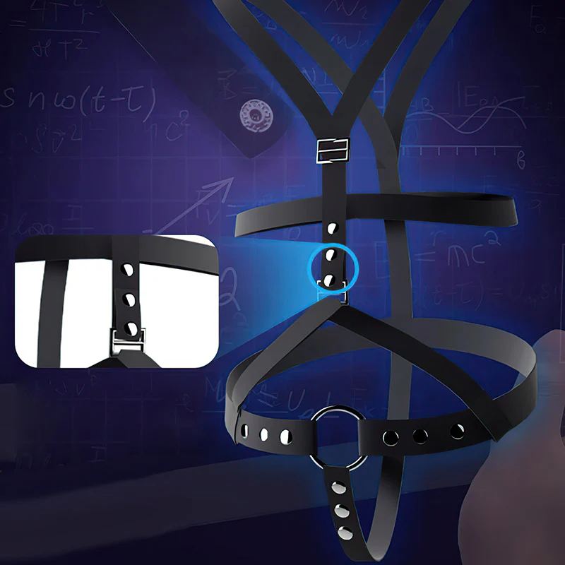 Elastic Full-Support Male Chastity Harness (Shoulder Straps) - Image 2