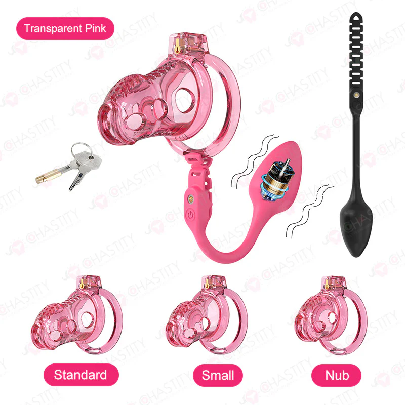 Male Slave In Cage & Remote Controlled Butt Plug - Image 8