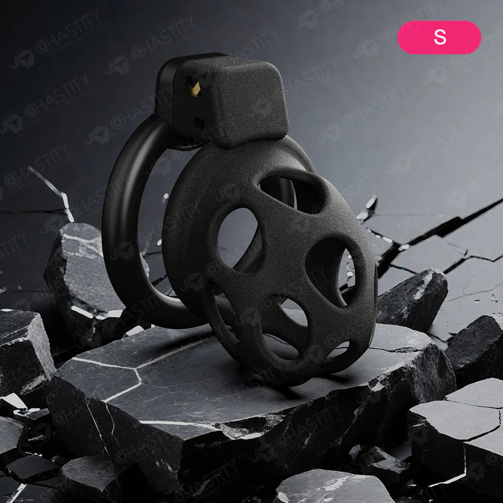 Matte Frosted Solid Chastity Cage - Image 11