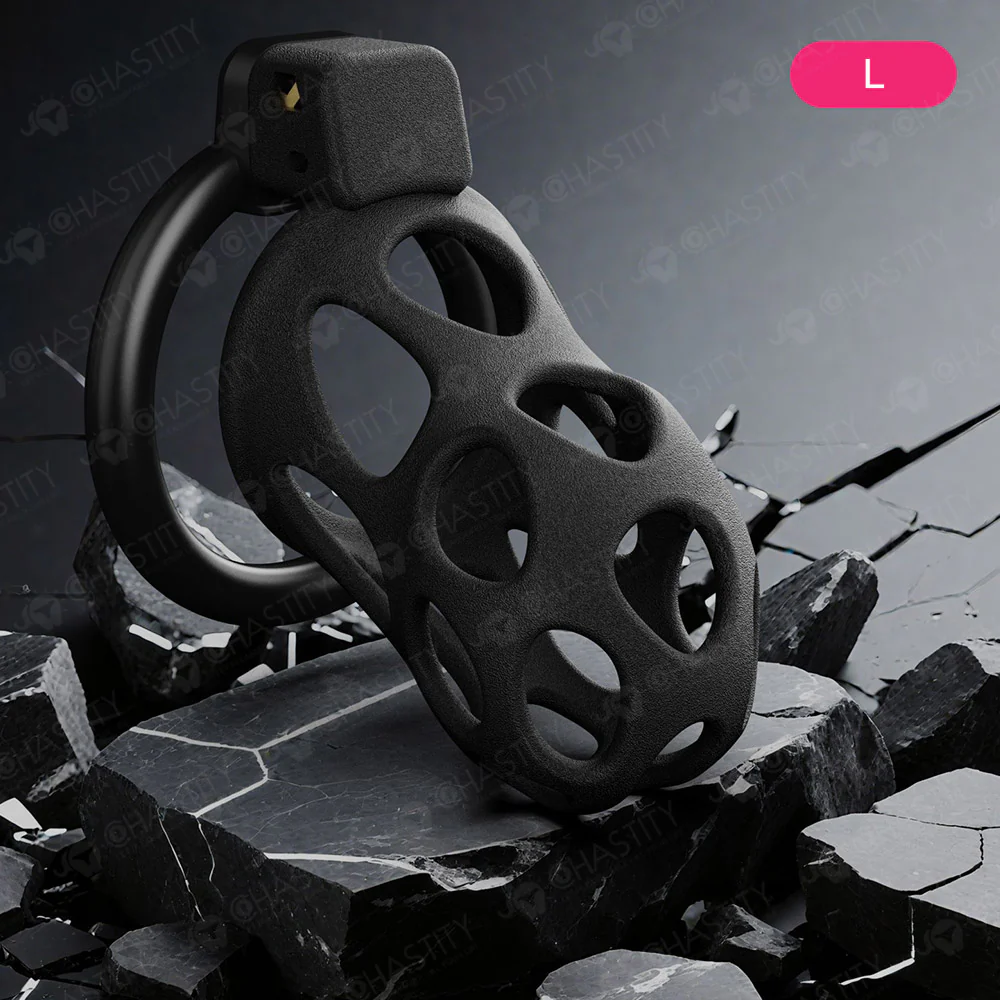 Matte Frosted Solid Chastity Cage - Image 13