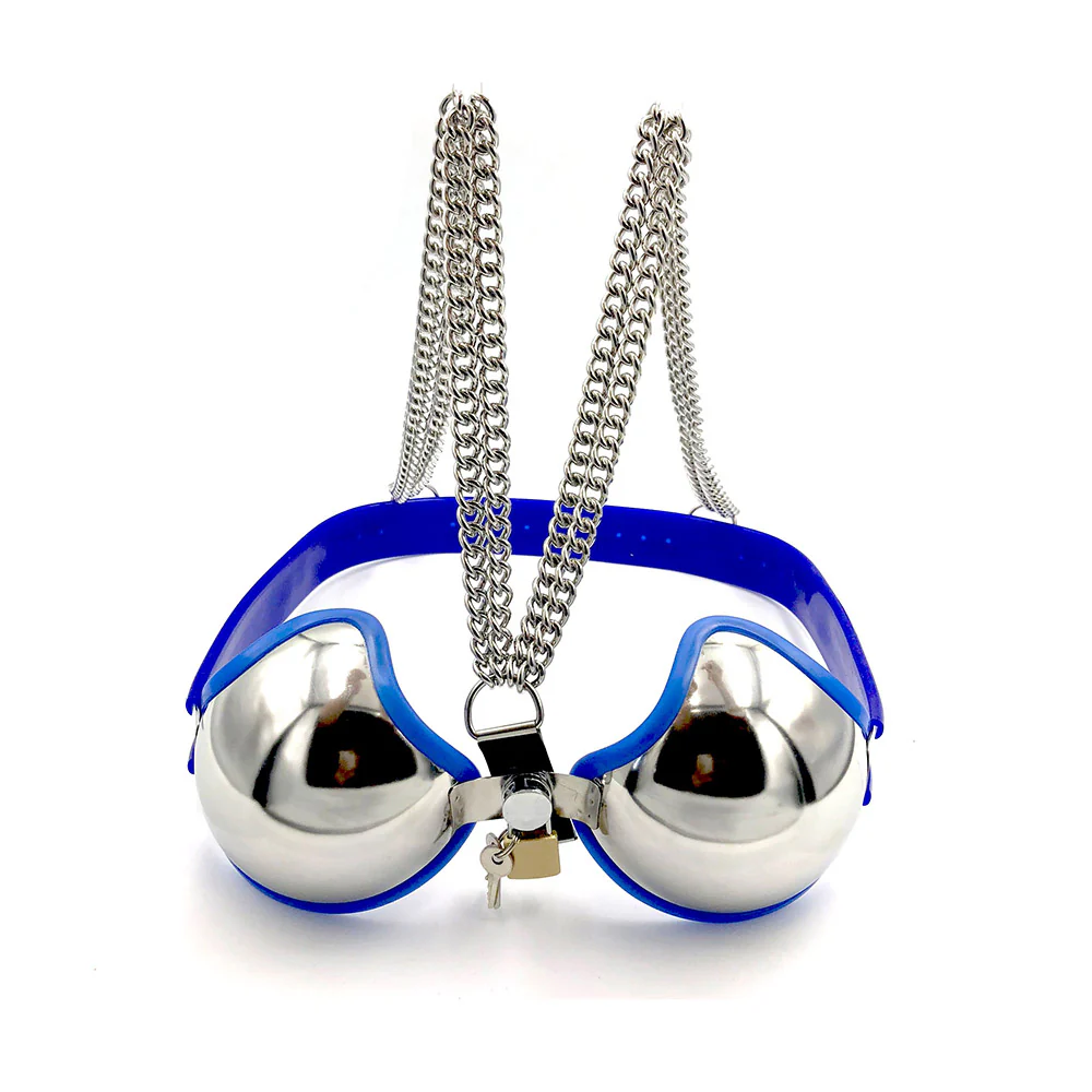 Metal Chastity Bra - Image 7
