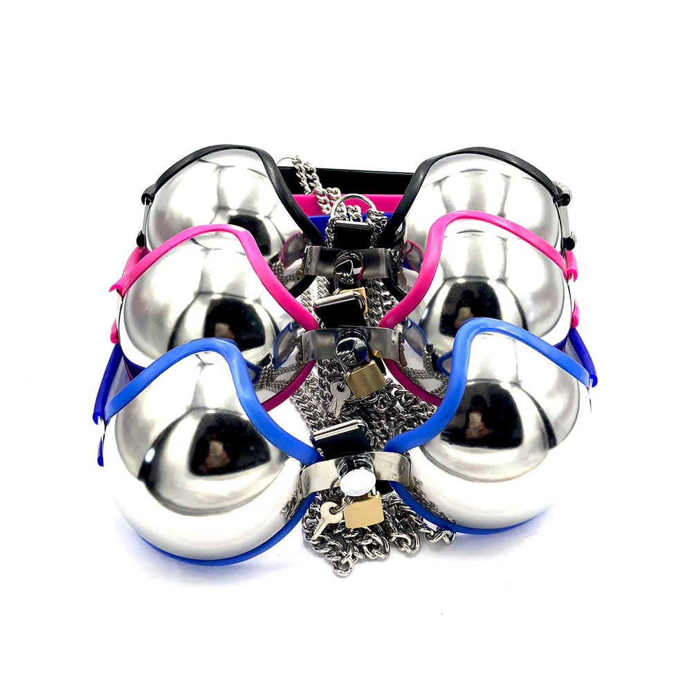 Metal Chastity Bra - Image 8