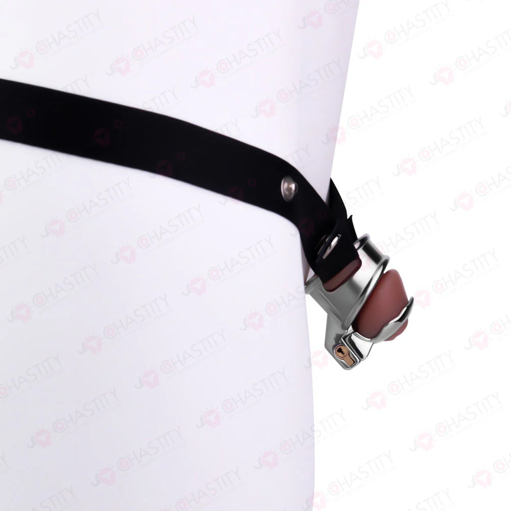 Metal Chastity Glans Sleeve With Lock - Image 10