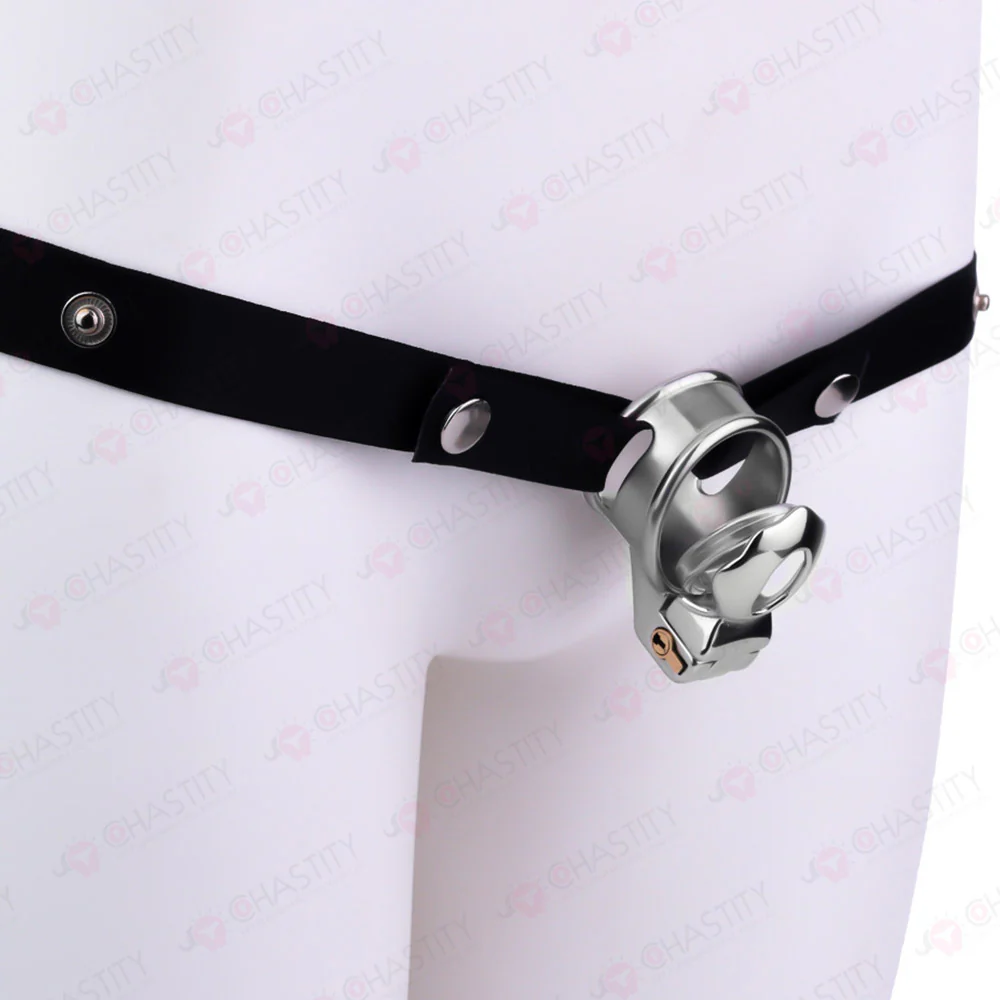 Metal Chastity Glans Sleeve With Lock - Image 11