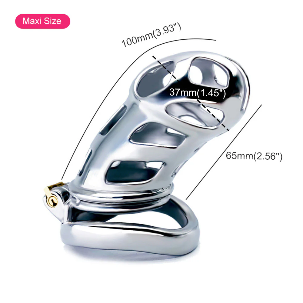 Metal Cobra Chastity Cage - Image 24