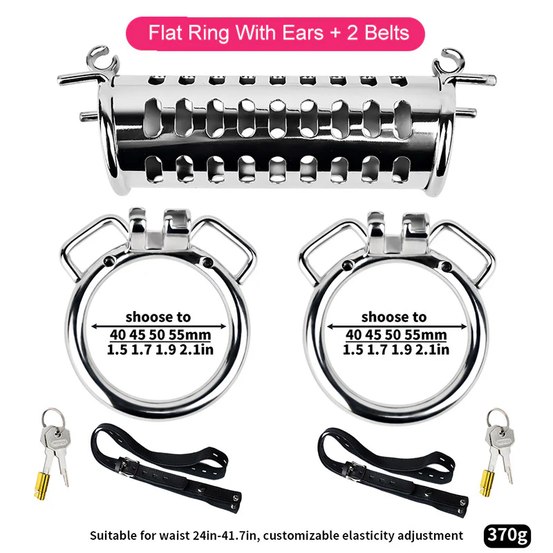 Metal Double Ended Chastity Cage - Image 11