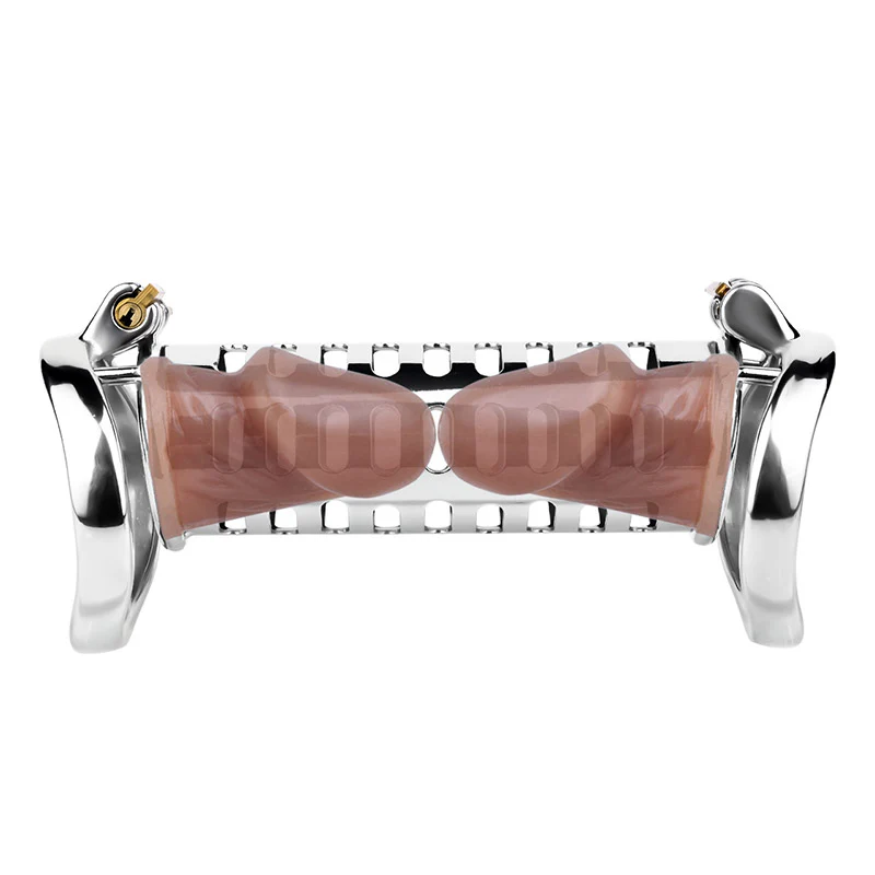 Metal Double Ended Chastity Cage - Image 4