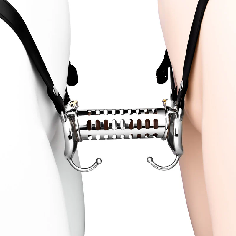 Metal Double Ended Chastity Cage - Image 6