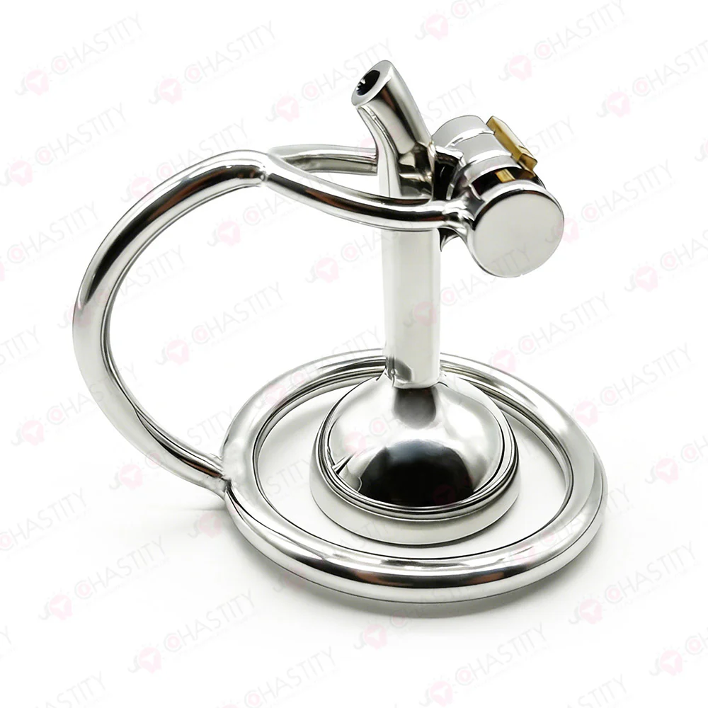 Metal Trumpet Inversion Chastity Cage - Image 2