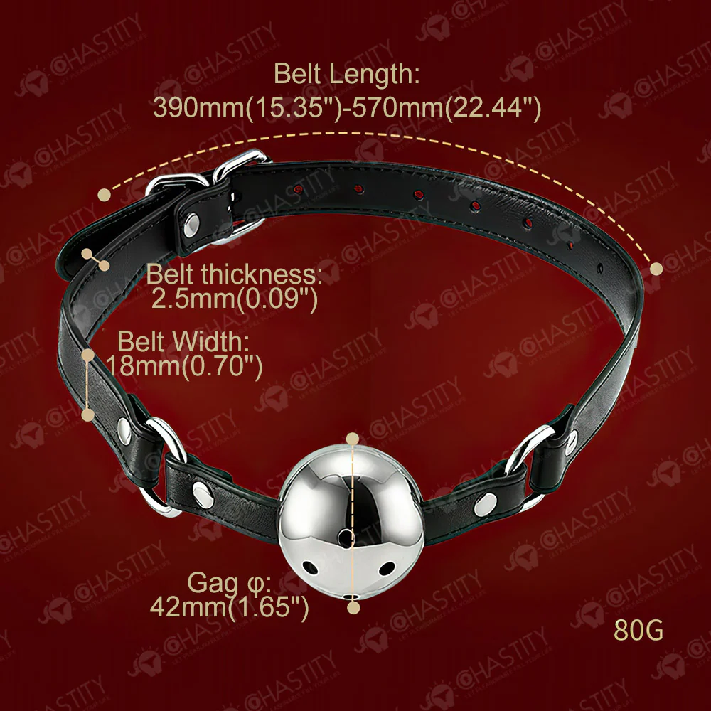Mouth Metal Ball Gag - Image 3