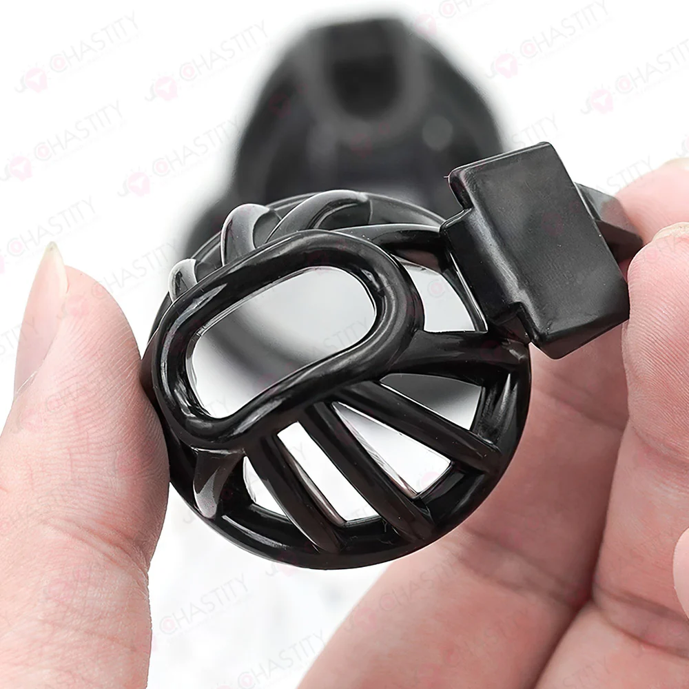 Wearable Ring With Hook Narrow Chastity Cage - Image 6