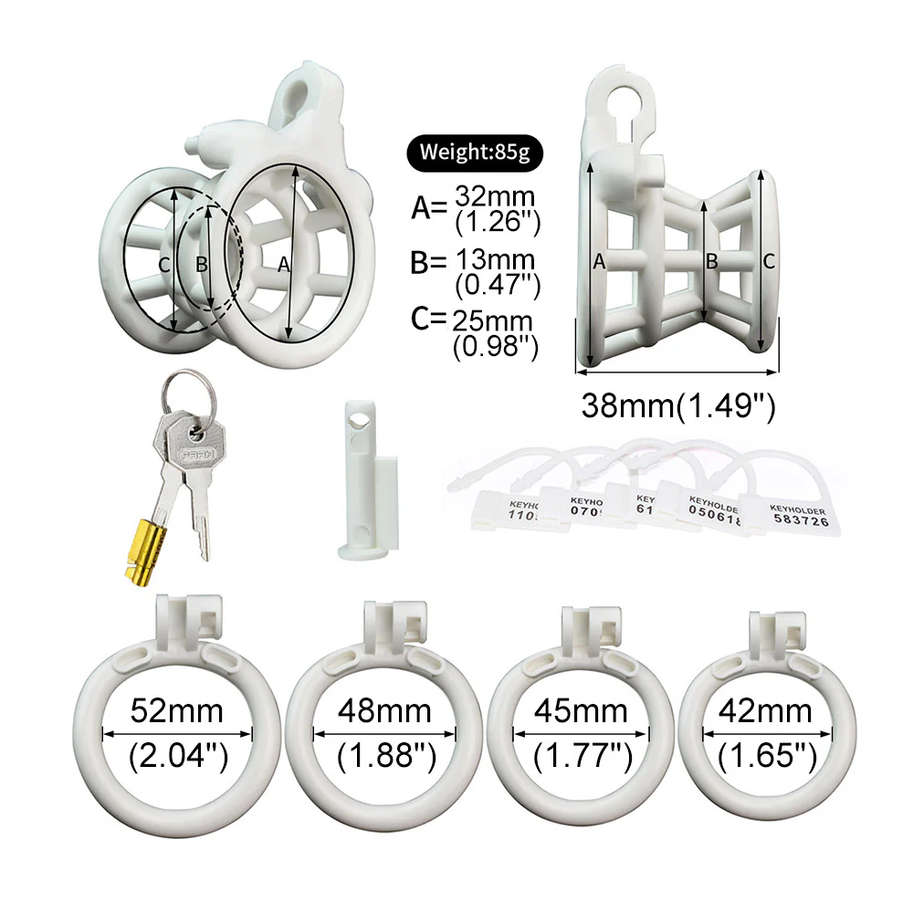 Negative Fish Basket Chastity Lock - Image 11